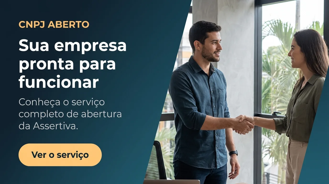 Empreendedor pronto para abrir a primeira empresa em Maceió com apoio contábil completo da Assertiva
