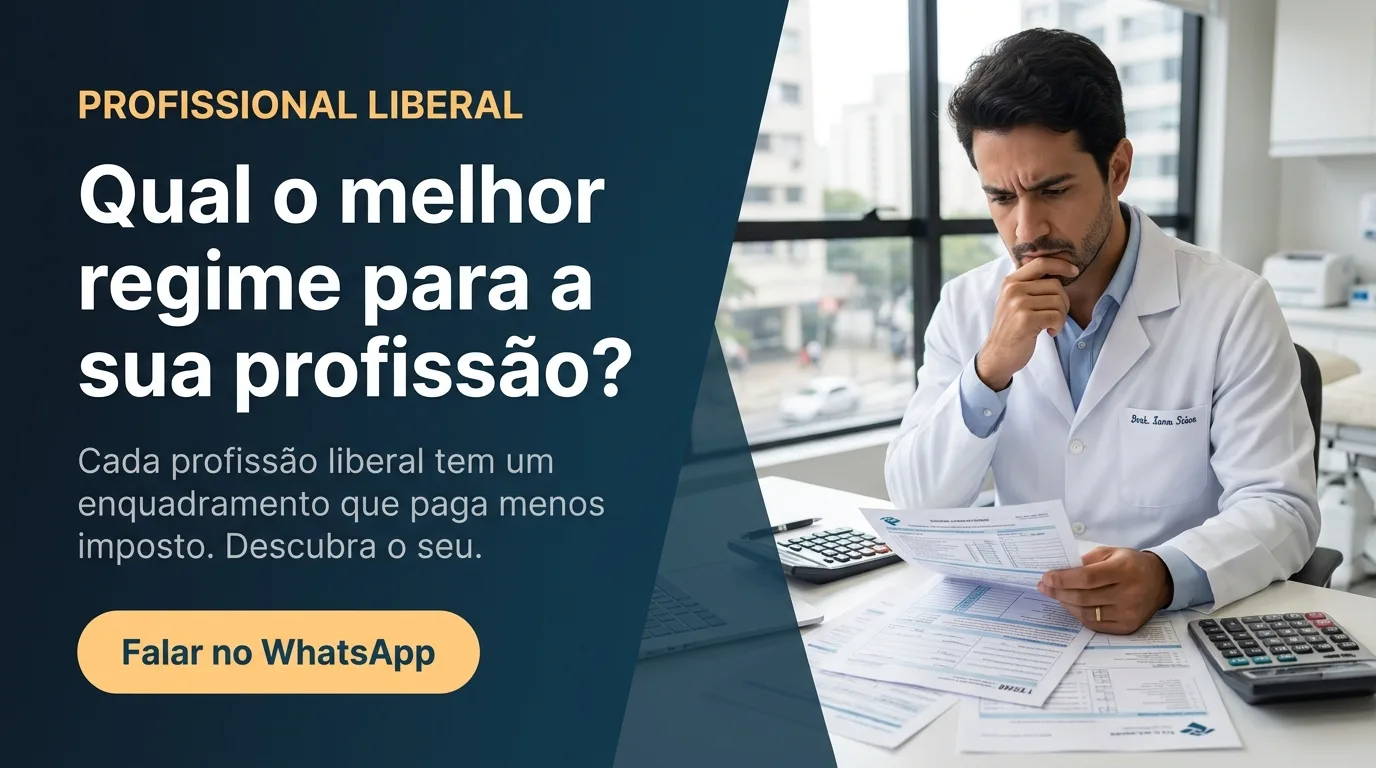 Profissional liberal avaliando o melhor regime tributário com a Assertiva em Maceió
