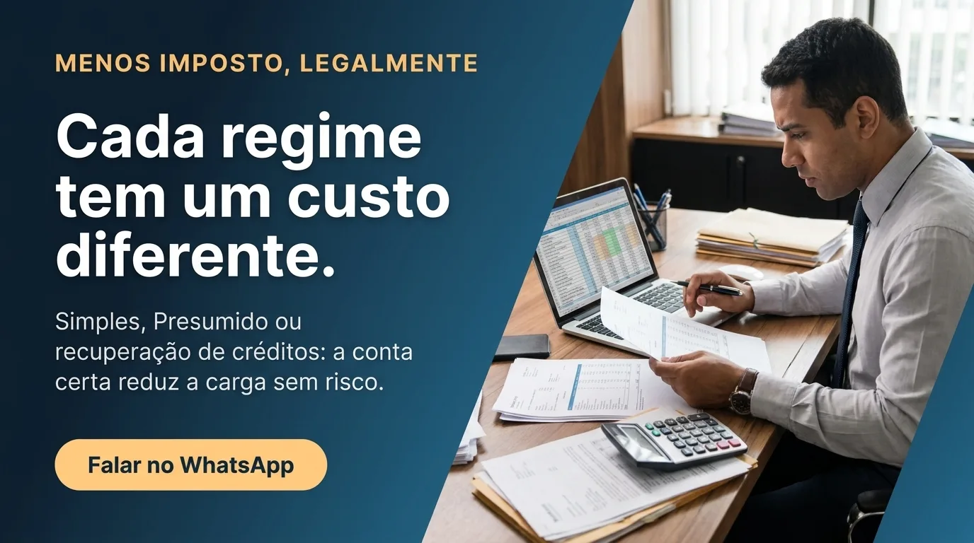 Contador revisando pró-labore e distribuição de lucros do sócio na Assertiva Contabilidade